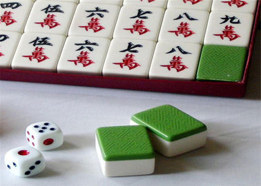 Azul/verde Mahjong traseiro telha dispositivos de engano de Mahjong com marcas do IR para enganar-se