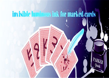 A tinta invisível luminosa a mais atrasada de cartões de jogo para a fraude do pôquer/mostra mágica
