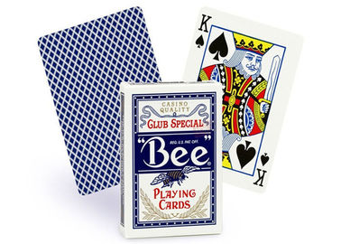 Cartões de jogo marcados do no. 92 flexíveis da abelha para o engano de jogo/mostra mágica