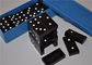 Telhas de engano do dominó com marcas luminosas para o dominó que joga
