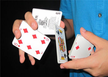 O balanço surpreendente cortou técnicas de controle do cartão/plataformas de cartão truque mágico