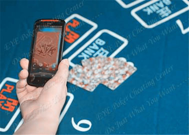 Sistema de vigilância esperto do jogo de pôquer do telefone celular de HTC para cartões para trás marcados