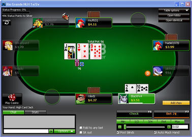 Software de engano nivelado do pôquer para relatar a melhor mão do vencedor na fraude do pôquer