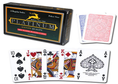Cartões de engano marcados do pôquer das plataformas de cartões do jogo da tinta invisível do acetato de Modiano