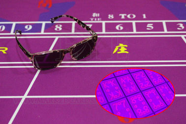 Os óculos de sol do IR/marcaram lentes de contato dos cartões na fraude de jogo