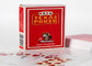 Cartões marcados do pôquer do índice plástico do pôquer de Modiano para jogos do casino